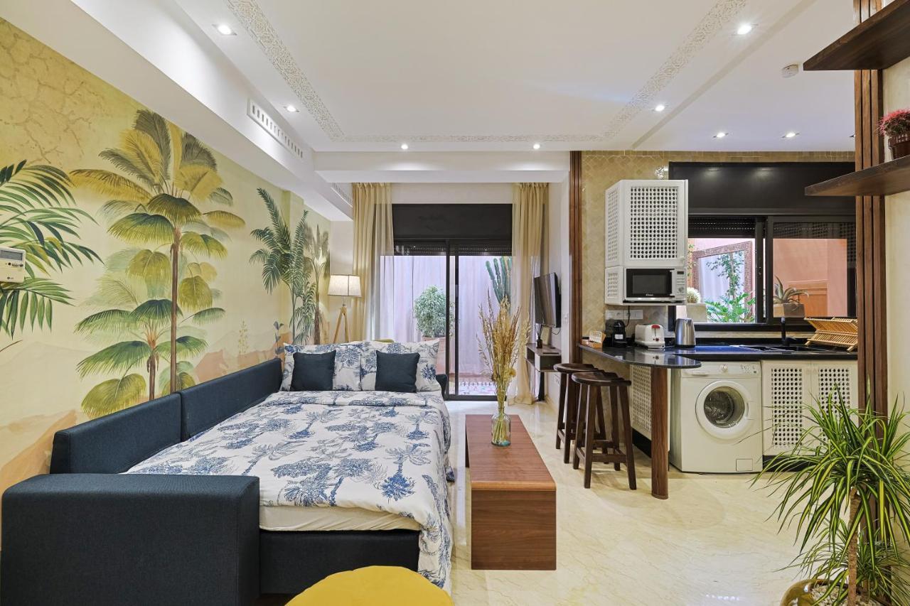 Oasis - Appartement Authentique A Gueliz 马拉喀什 外观 照片