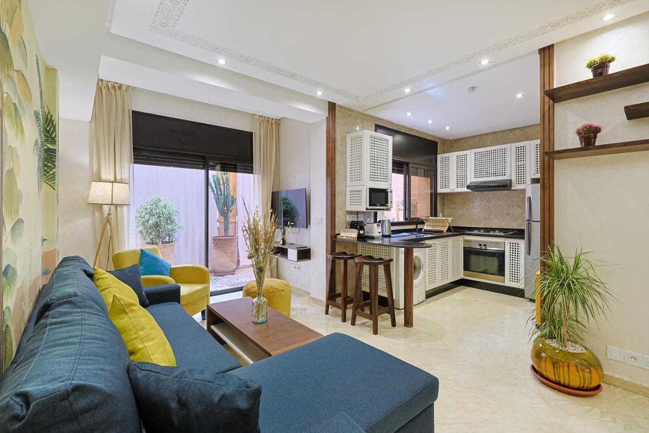Oasis - Appartement Authentique A Gueliz 马拉喀什 外观 照片