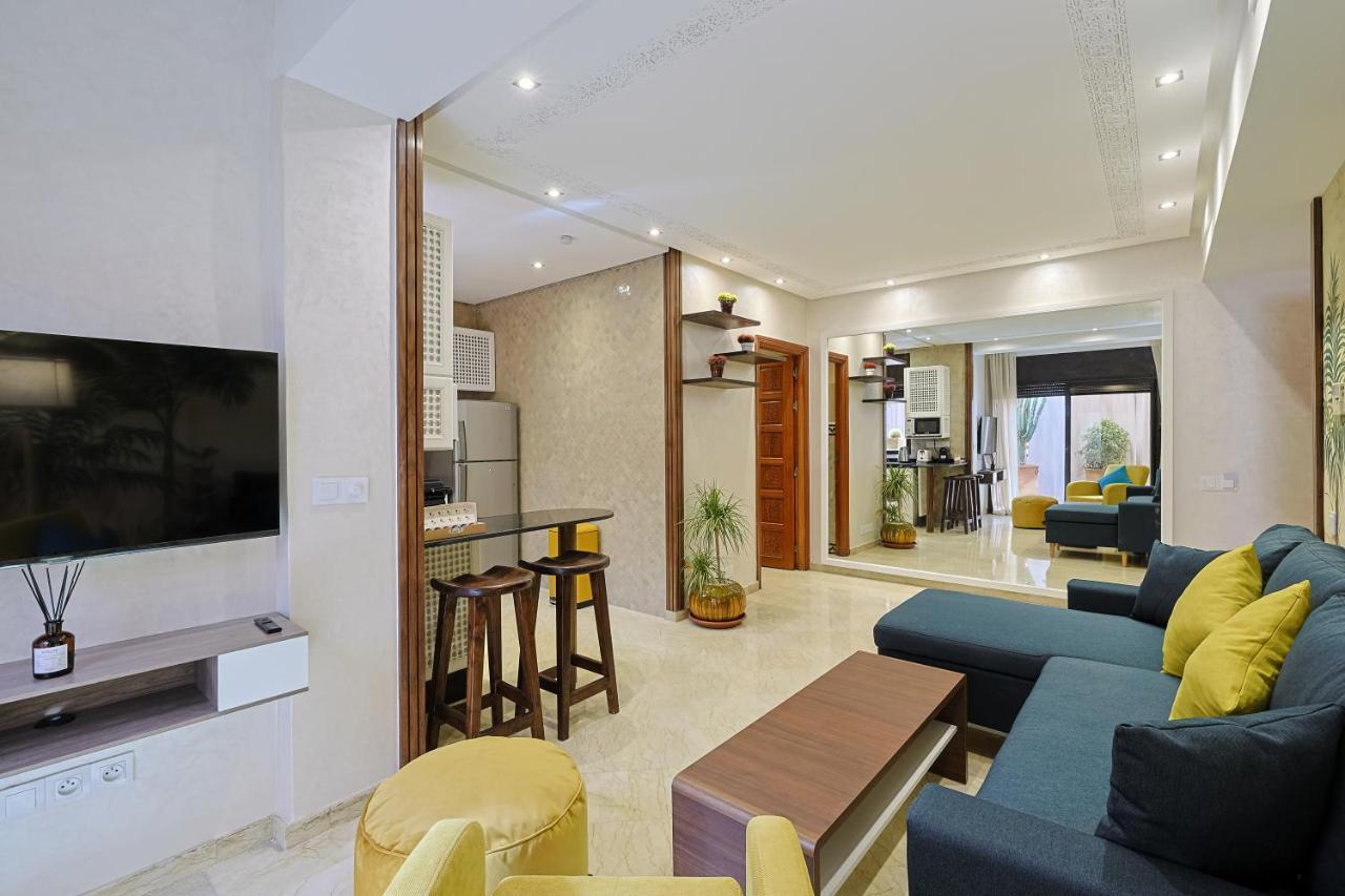 Oasis - Appartement Authentique A Gueliz 马拉喀什 外观 照片