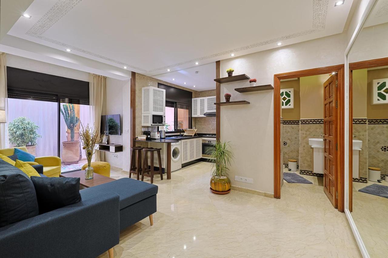 Oasis - Appartement Authentique A Gueliz 马拉喀什 外观 照片